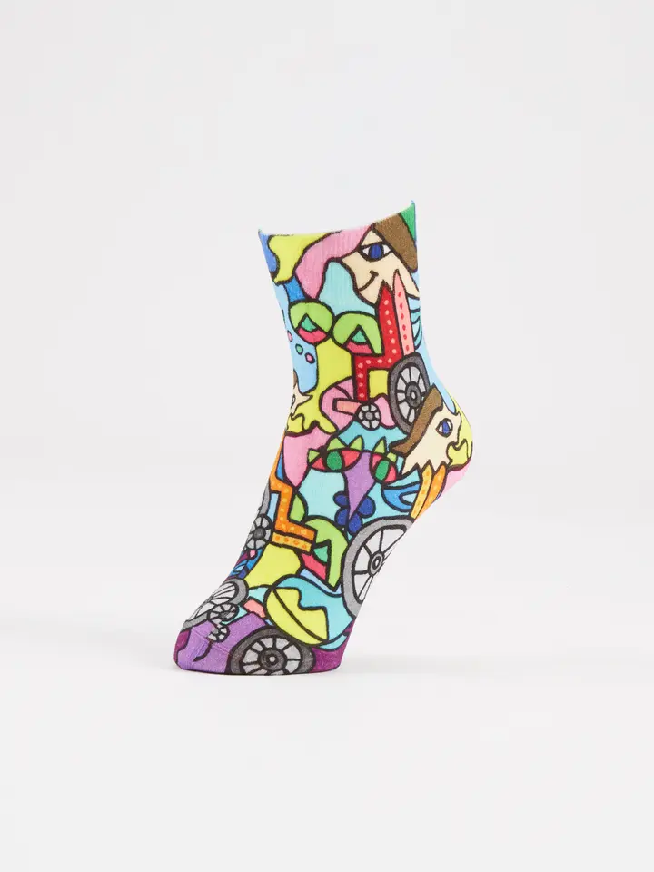 エイブルアートレギュラー Sサイズ 靴下屋公式通販 Tabio オンラインストア 送料無料