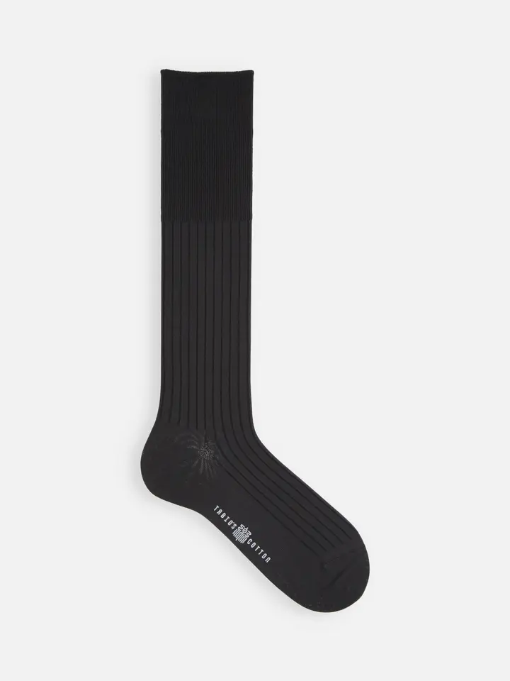 ★定価9900円★最高峰メンズビジネスソックス3足　ロングホーズ　スーペリオール TABIO'S COTTON】リブロングホーズ丈ビジネスソックス ( 082179176