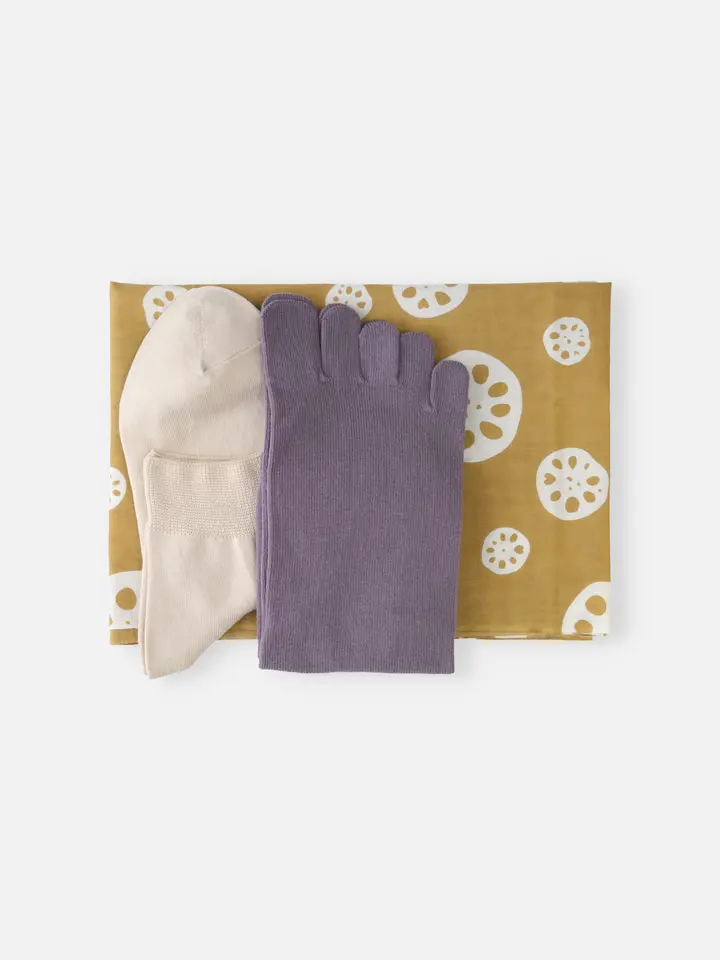 Web限定 敬老の日 おばあちゃんセット 手ぬぐい付き Renkon 靴下屋公式通販 Tabio オンラインストア