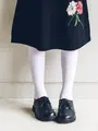 キッズ 80デニールタイツ125～145cm サラシ