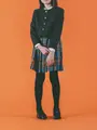 キッズ 80デニールタイツ125～145cm クロ
