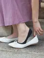 【靴下屋カバーソックス人気No.1】極浅 脱げないを追求したグッドヒールカバー チャコールグレー