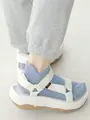 【靴ずれ対策】メッシュスニーカー丈ソックス デニム
