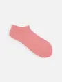 無地スニーカー用ソックス スモークピンク