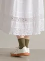 【WEB限定】薄手6×2リブショートソックス オリーブ