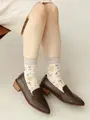 フロートオリエンタルショートソックス バニラ