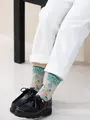 フロートオリエンタルショートソックス ダルベージュ