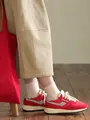 【定番】太リブショートソックス キナリ