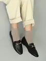 【定番】太リブショートソックス グレージュ