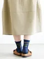 メッセージロゴショートソックス コン