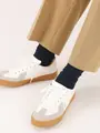 くるくるベタショートソックス コン
