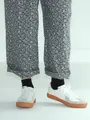 【定番】コットンブレンドショートソックス クロ