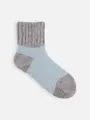 切替アメリブネップパイルルームソックス グレー