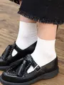 ホログラム風ラメショートソックス オフホワイト