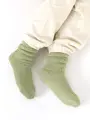 あったかもこもこショートソックス グレイッシュオリーブ