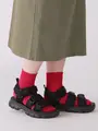 総メッシュショートソックス ローズピンク