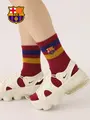 FC Barcelona アメリブラインショートソックス ワイン