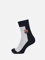 FC Barcelona バイカラーソックス コン×シルバー