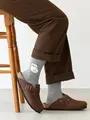 ネップねこ&いぬショートソックス グレーモク+ネコ