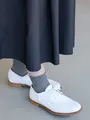 なめらかラメリブショートソックス ミドルグレー