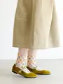 カラフルフラワーフロートショートソックス キナリ