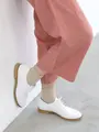 2×2リブショートソックス リネンベージュ