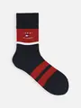 TOMMY HILFIGER ポロカノコラインソックス ネイビー