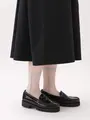 シアーラメラインソックス シルバーグレー