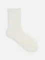 超ゴムゆるオーガニックコットンアメリブパイルソックス オフホワイト