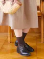透けホログラムソックス クロ