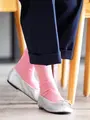 透けホログラムソックス ピンク