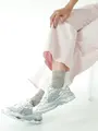 【定番】コットンブレンドソックス ウスグレーモク