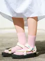【定番】コットンブレンドソックス ミスティピンク