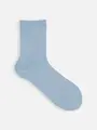 【定番】コットンブレンドソックス クラウディスカイ