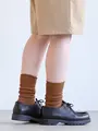 リブベタソックス キャラメル