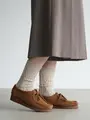 毛混ダイヤケーブルソックス キナリ