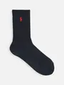 POLO RALPH LAUREN ローゲージリブクルーソックス ニューポートネイビー