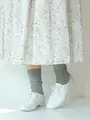 ローゲージ2×2リブソックス グレー