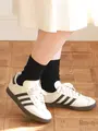 ローゲージ2×2リブソックス クロ