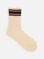 ふわふわクリケットセーター風ソックス オフホワイト
