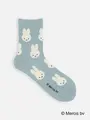 ミッフィーモール総柄ソックス webゲンテイ)ミント