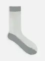 【さらっと快適】オールメッシュシースルーソックス グレー