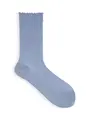 ピコレース柄メッシュソックス ダルサックス