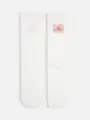Merciタグ付ストライプソックス オフホワイト