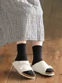 【定番】太リブソックス クロ