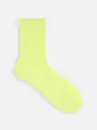【定番】2×2リブソックス レモンイエロー