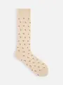 ミディ | プチメッシュフラワーソックス ベージュ