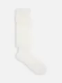 トップゆるゆるリブニーハイソックス オフホワイト