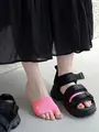 パイル無地トングタイプ ピンク