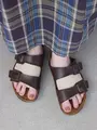 麻無地トングタイプ キナリ